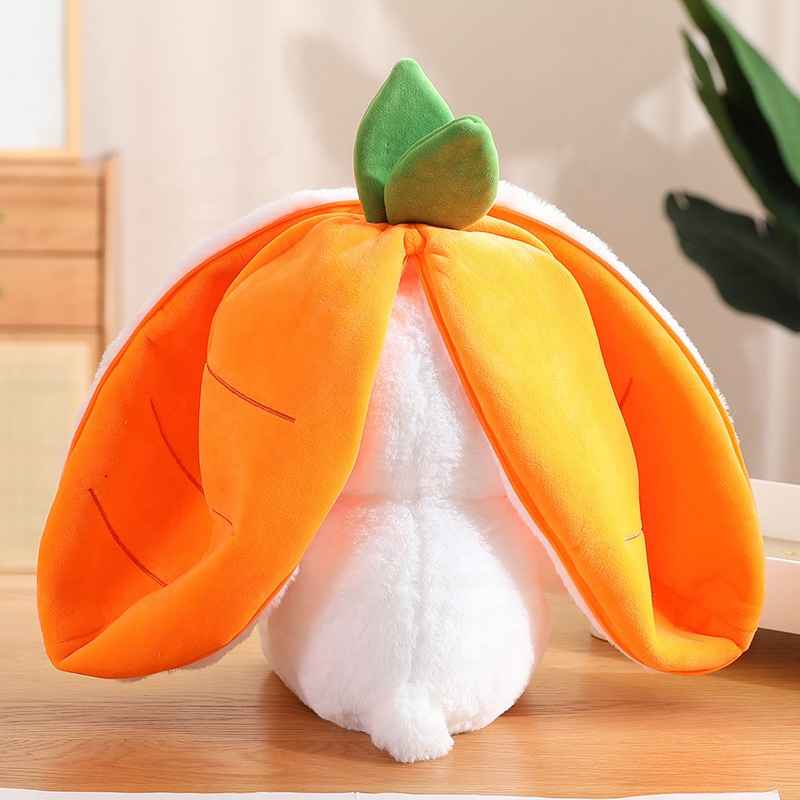 Creative Plushie Animals Plush Strawberry Rabbit | Soft Fruit Toy Rabbit