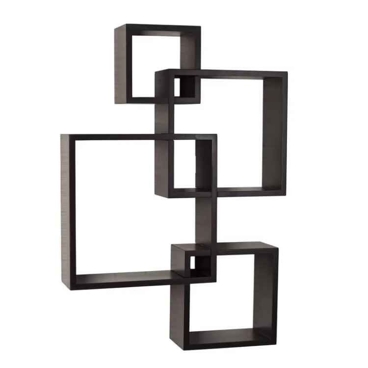 Modern Wooden Mdf Decor Hanging Shelf Cube Floating Shelves