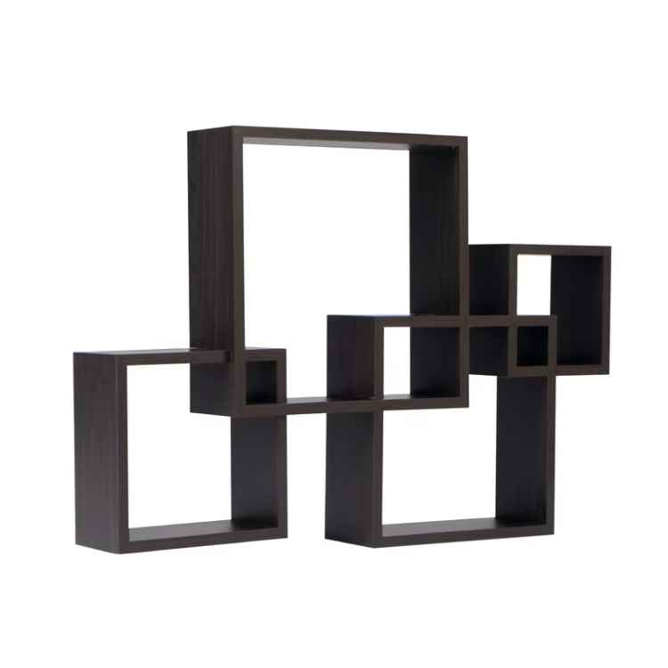 Modern Wooden Mdf Decor Hanging Shelf Cube Floating Shelves