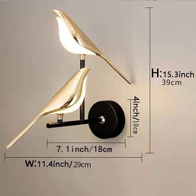 Postmodern Bird Led Wall Lamp Wall Light