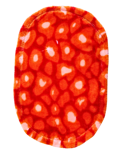 luxurious microfiber soft oval floor mat