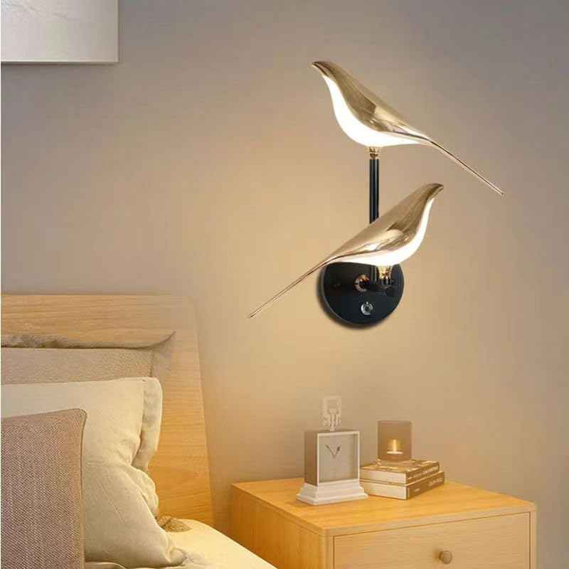 Postmodern Bird Led Wall Lamp Wall Light