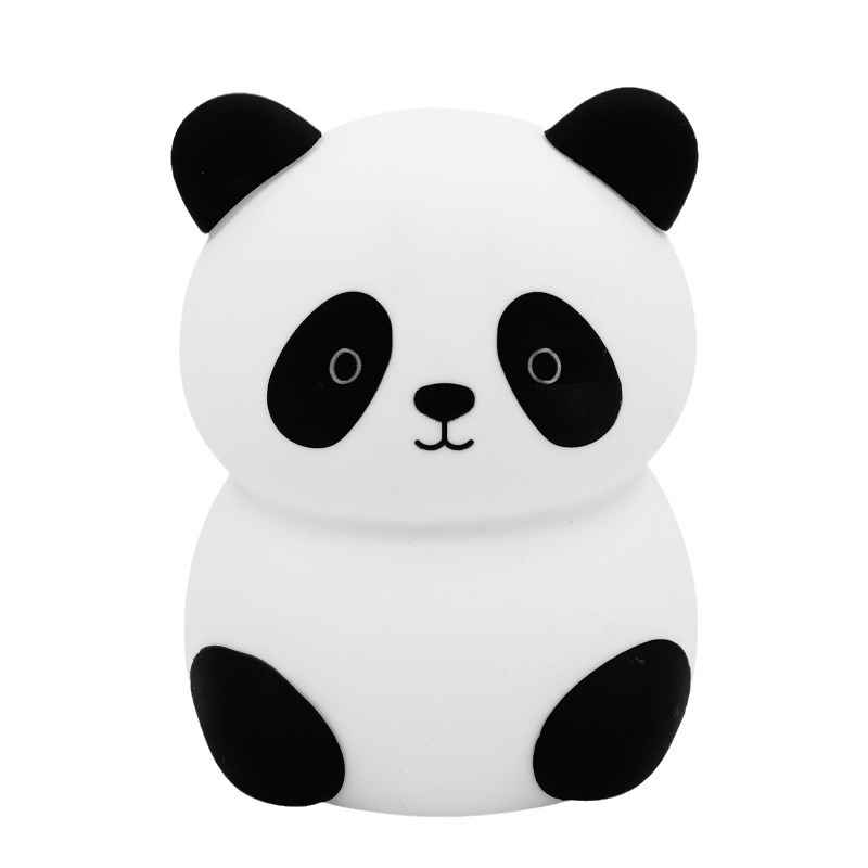 Rechargeable Silicone Panda LED Night Light for Kids