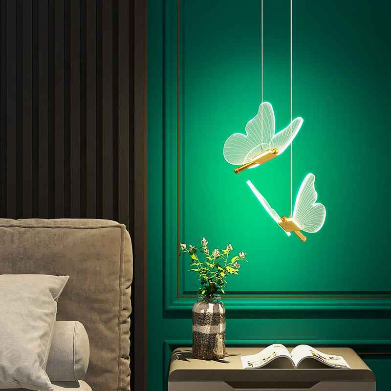 Luminous LED Butterfly Chandelier Pendant Light