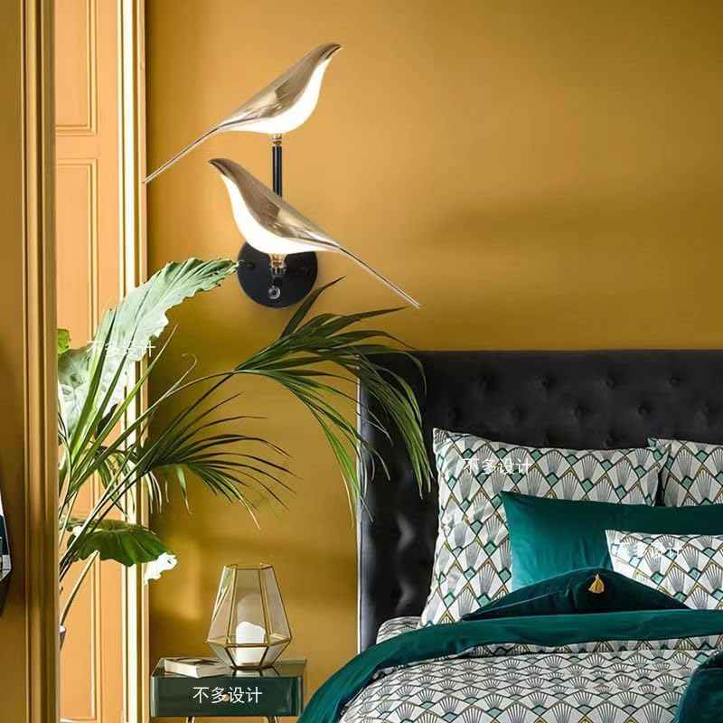 Postmodern Bird Led Wall Lamp Wall Light
