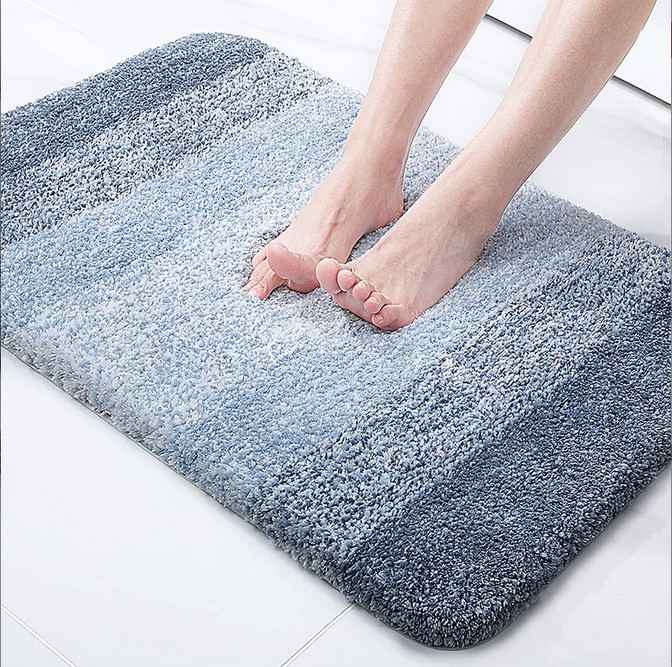 Luxury Bathroom Rug Soft and Absorbent Microfiber Bathroom Rugs
