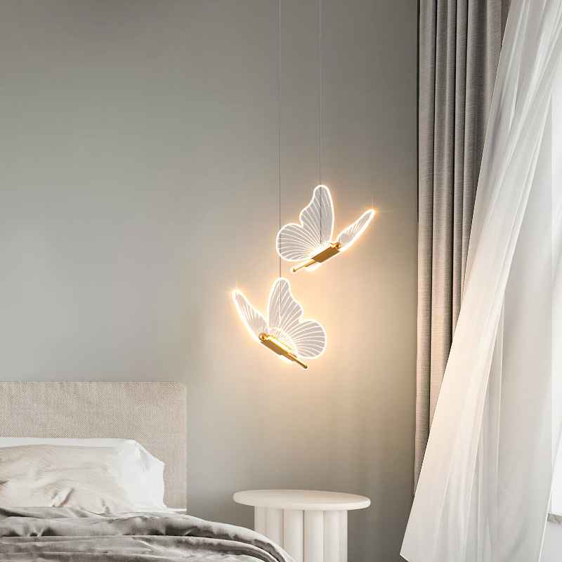 Luminous LED Butterfly Chandelier Pendant Light