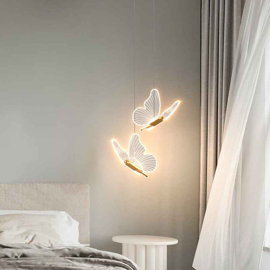 Luminous LED Butterfly Chandelier Pendant Light