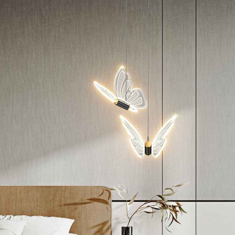 Luminous LED Butterfly Chandelier Pendant Light