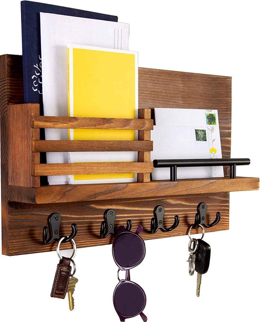 Stylish Wall Key Holder with Hooks