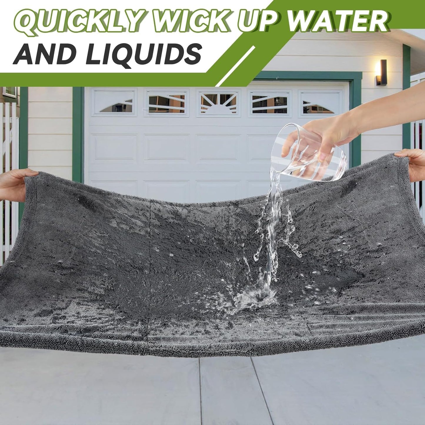 Premium 1200 GSM Microfiber towel for Car , bike, glass Washing