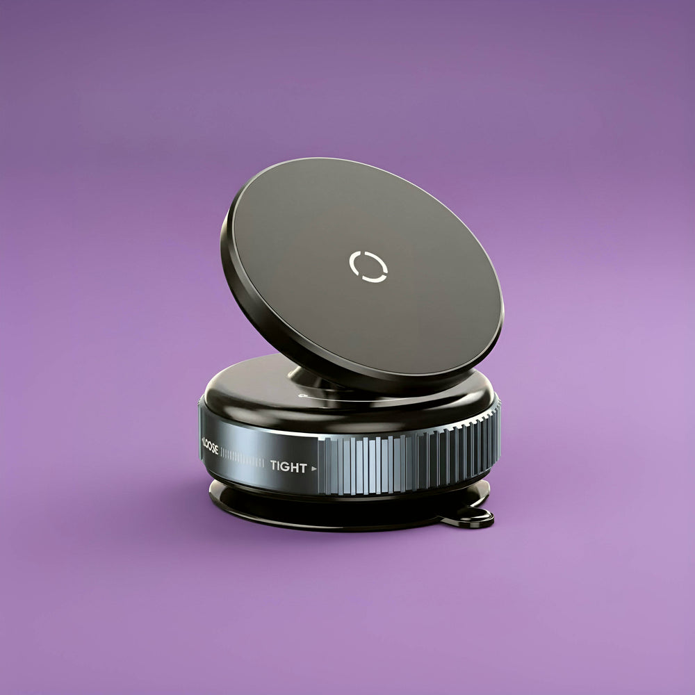 Magnetic dashboard mobile holder